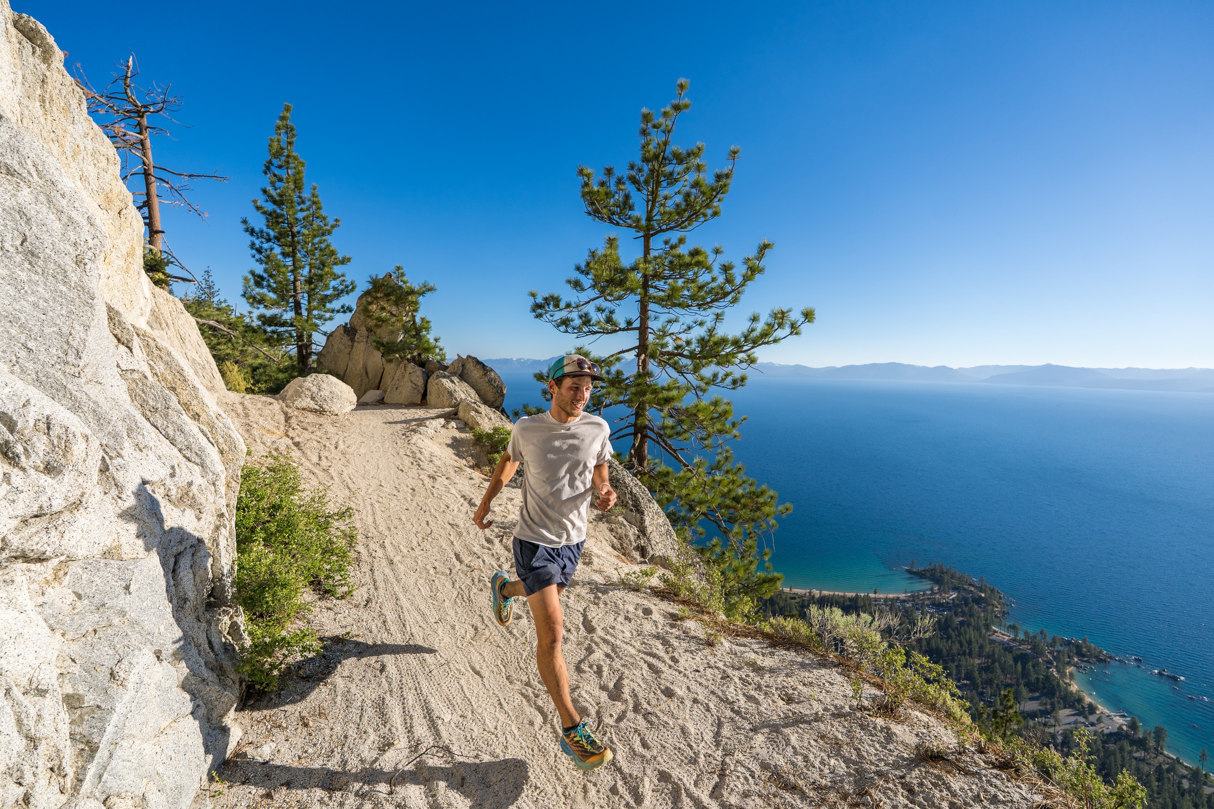 Trail runner in the East Lake sub-region
